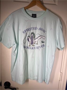 Our Universe Studio Ghibli Spirited Away Embroidered Haku T-Shirt Boxlunch Sz M